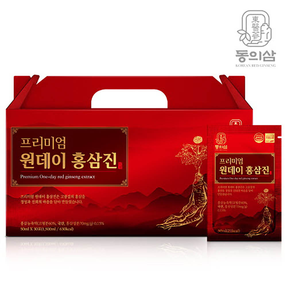 [동의삼] 프리미엄 원데이 홍삼진 50ml*30포