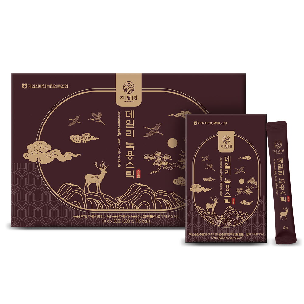 지리산마천농협 자담원 데일리 녹용스틱 10g x 30포