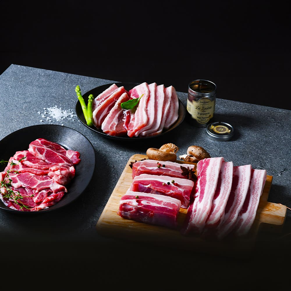 직구삼 육류명인 한돈선물세트 1.2kg