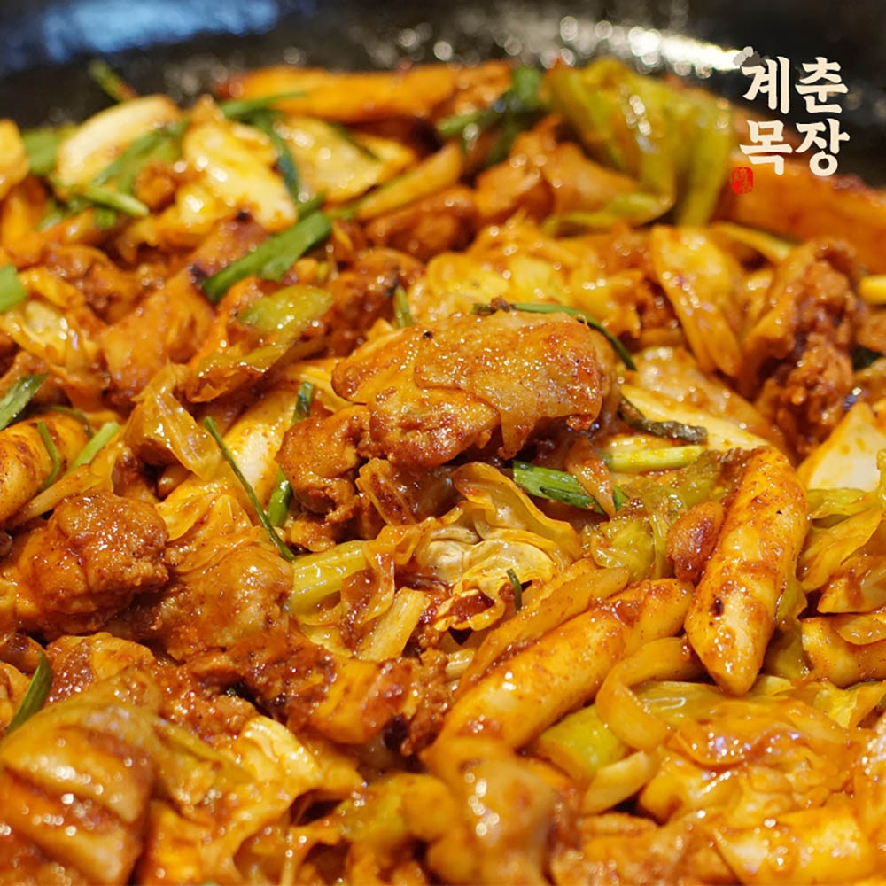 계춘목장 비법양념 춘천식 닭갈비 3kg (500g*6팩)