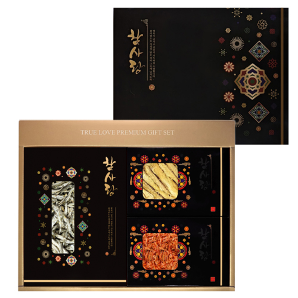 [참사랑] 건어물세트 2호_중멸200g+황태채70g+독도새우70g