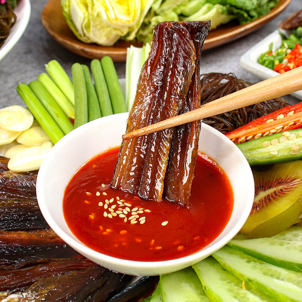 구룡포 꽁치 과메기 5미 (10쪽) + 야채세트