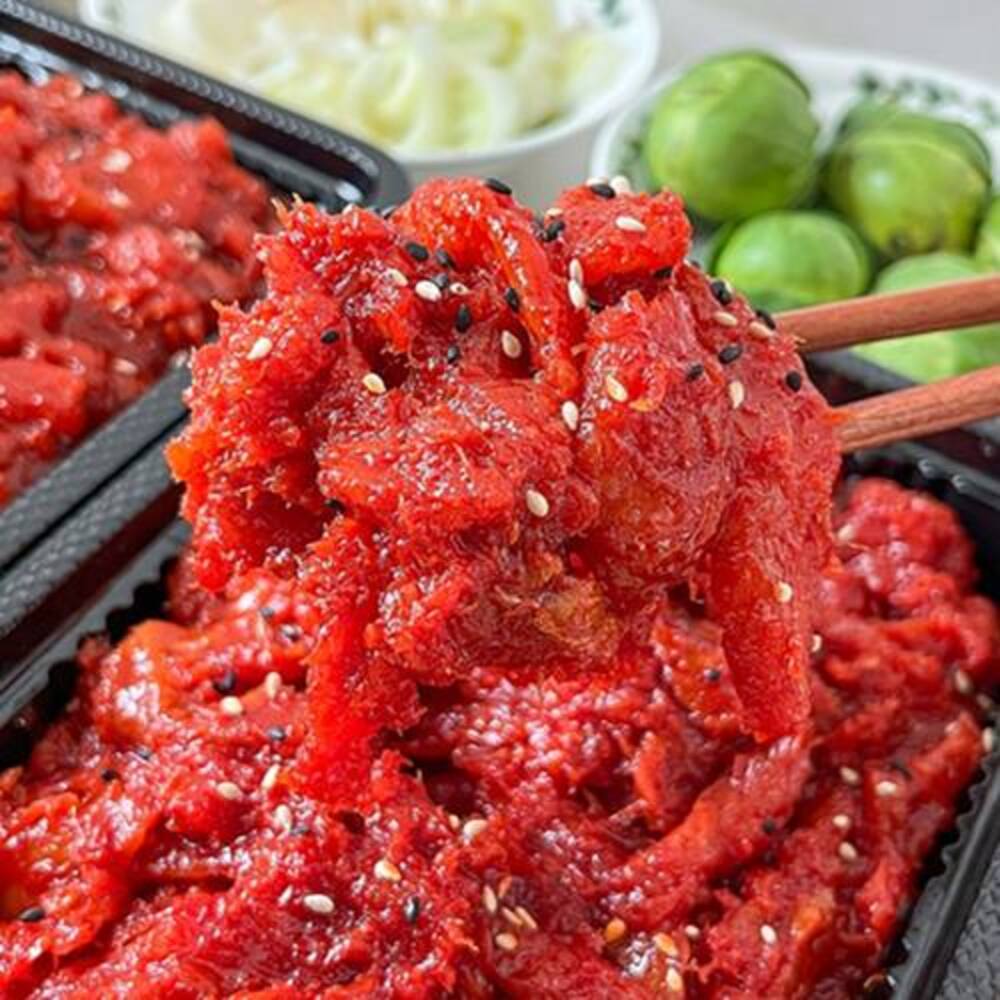 소문난명태 부드러운 명태살 새콤달콤 명태회 무침 400g